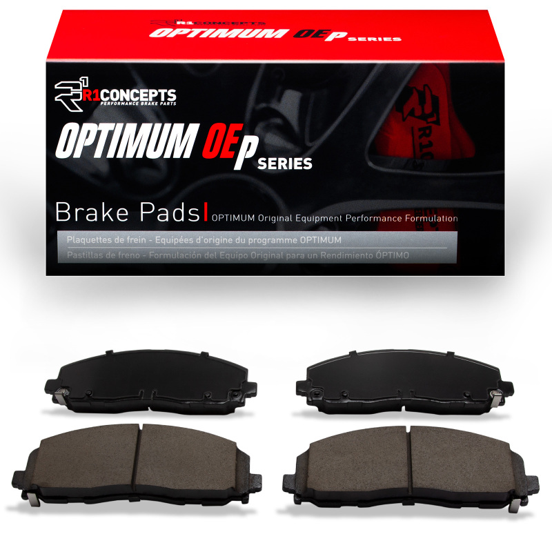 Chrysler Grand Caravan Brake Pads - Front - R1 Concepts - Optimum OE - `12-`25